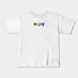 empty - retro rainbow Kids T-Shirt